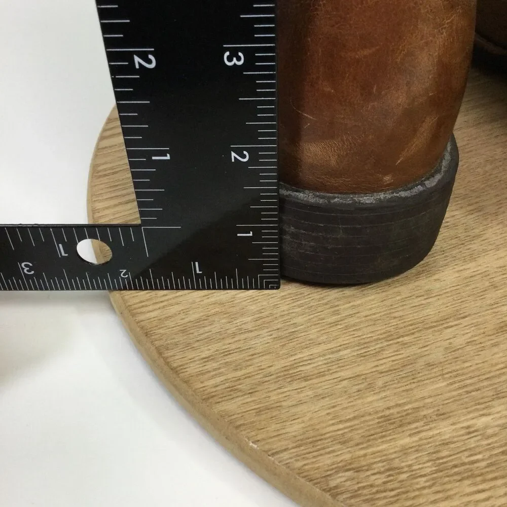 Ariat Womens Heritage Boots Leather Western Stitch Mid Calf Brown Size 7B - Picture 10 of 14